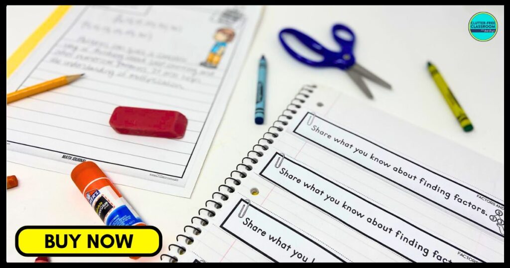 4th Grade Math Journals