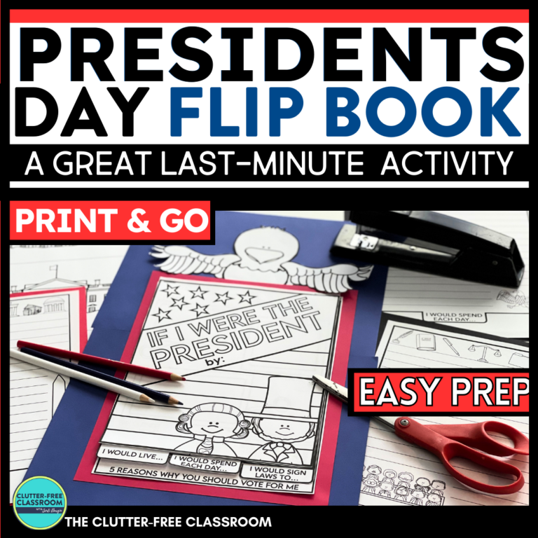 Presidents Day Flip Book