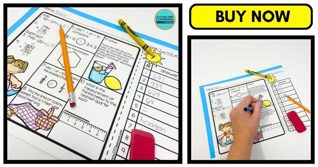 June math worksheets