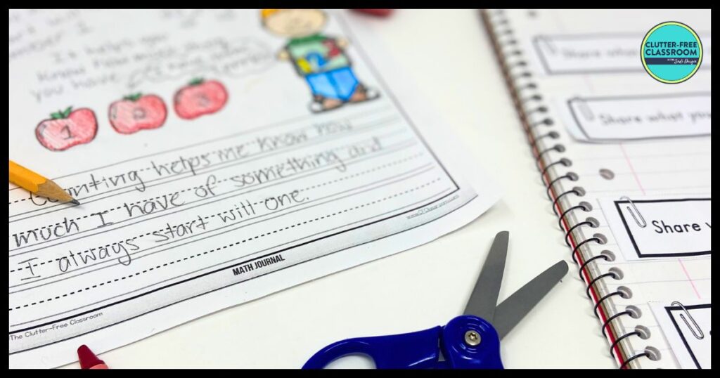 1st Grade Math Journals