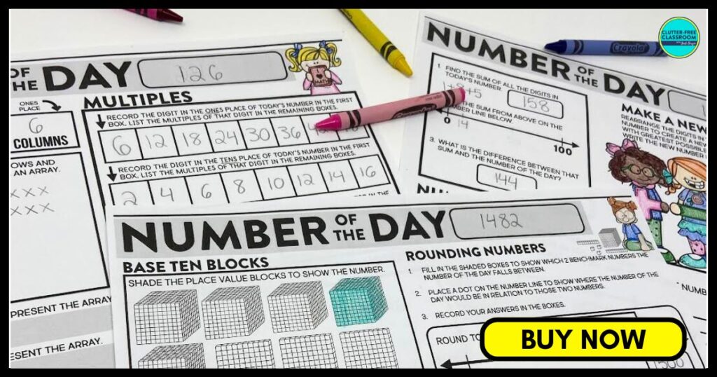3rd Grade Number of the Day