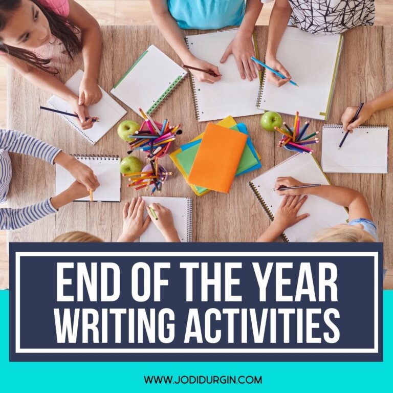 end of the year writing activities