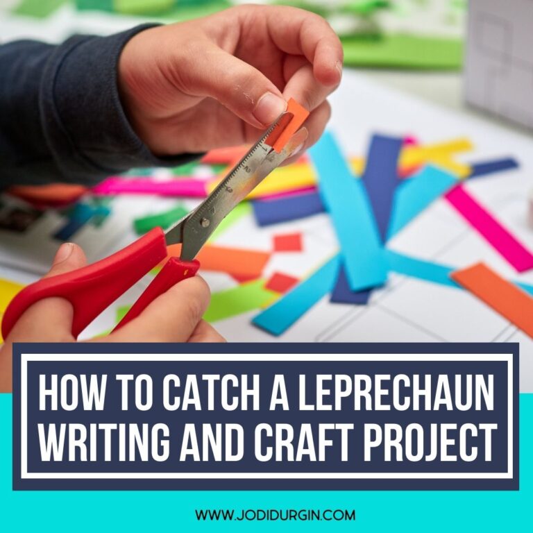 how to catch a leprechaun writing