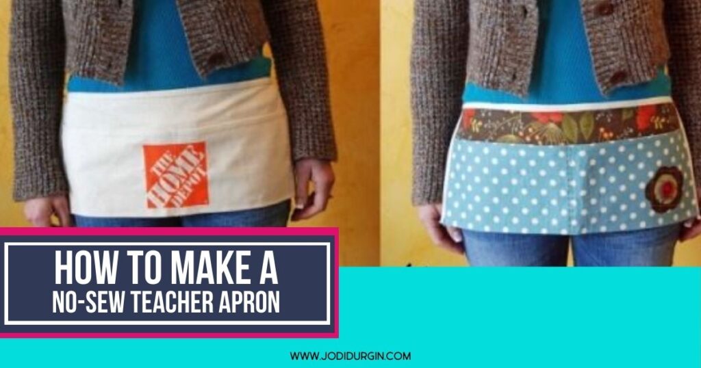 how to make a teacher apron