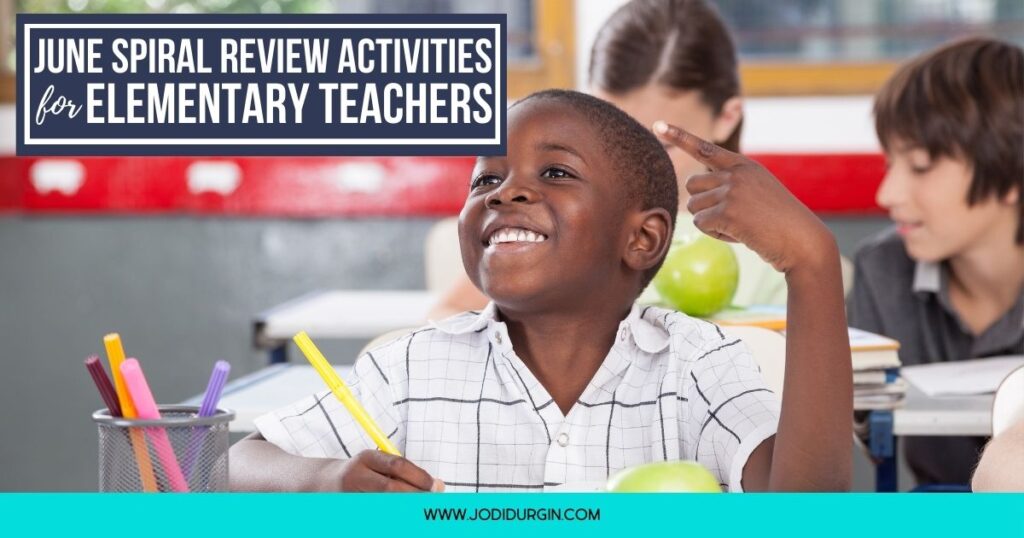 June spiral review math activities