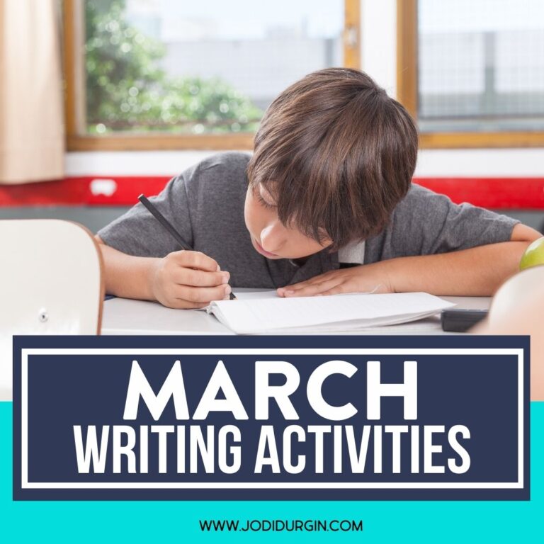 March writing activities