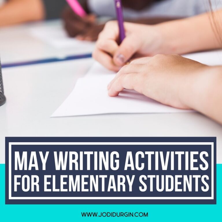 May writing activities