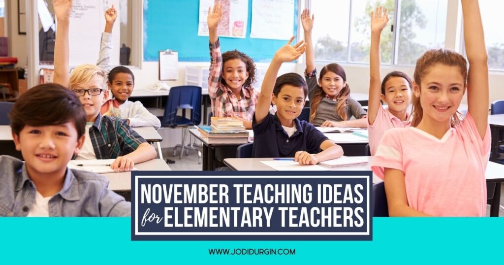 November teaching ideas