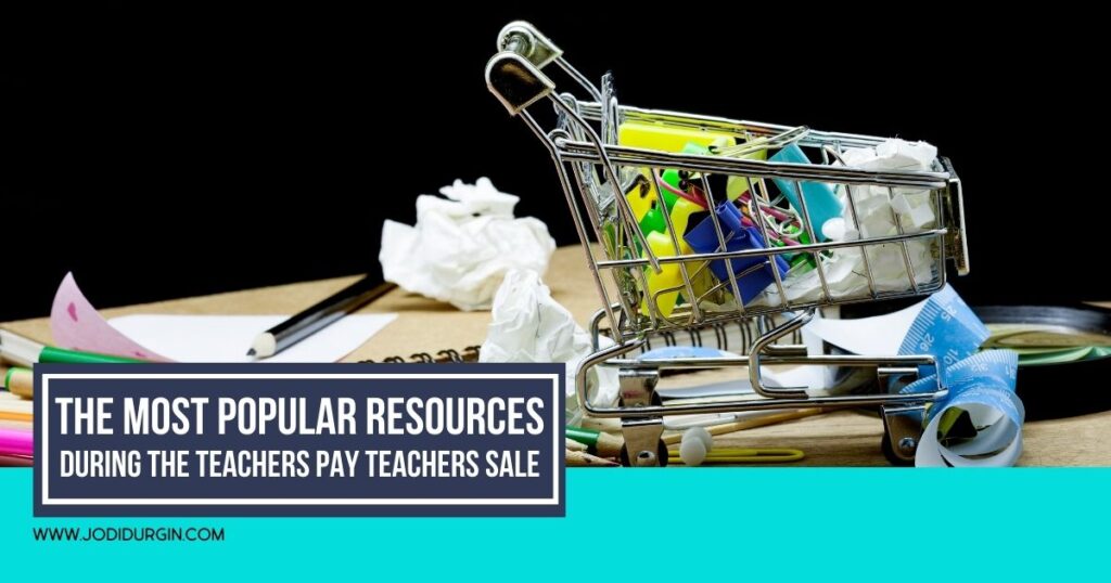 TPT Sale What Teachers are Adding to Their Carts This Year 2025