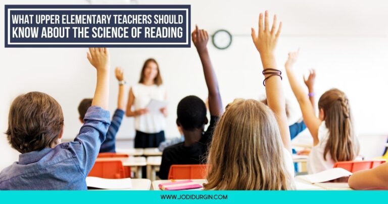 What the Science of Reading Says about Teaching Upper Elementary ...