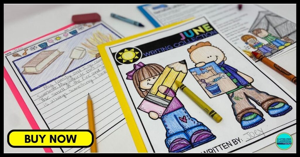 June writing prompt activities