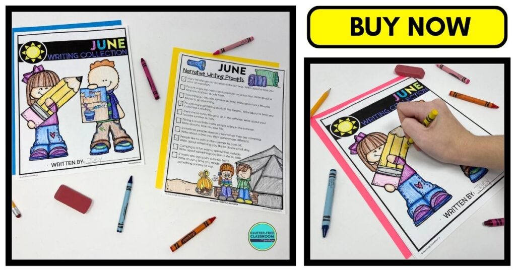 June writing prompt activities