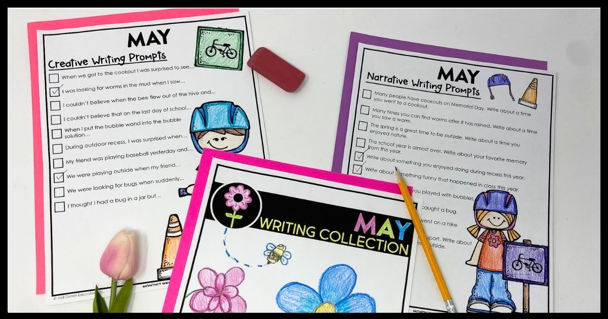 May Writing Prompts for Elementary Students in 2026 - Teaching with ...