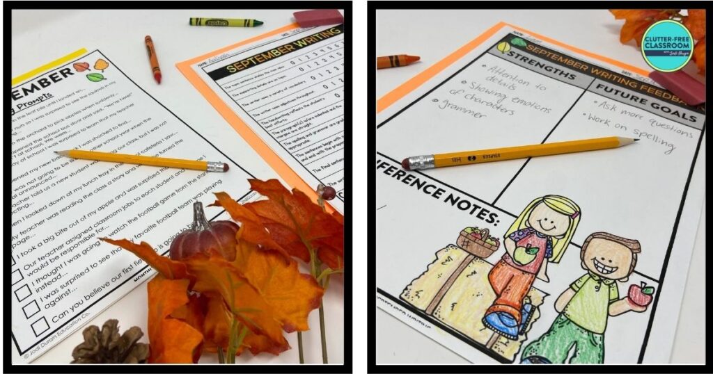 September writing prompt activities