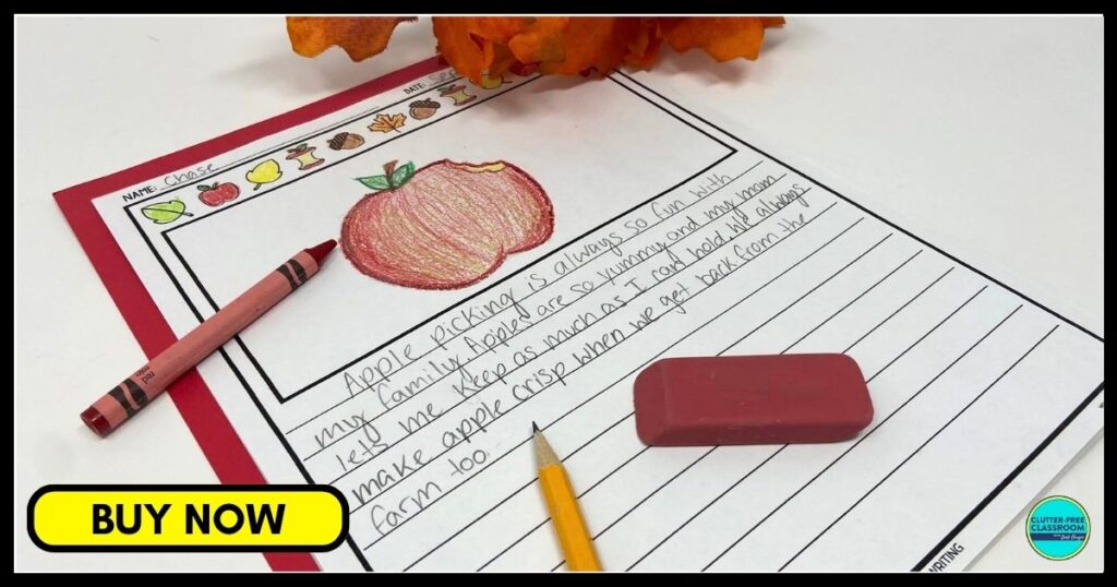 September writing prompt activities