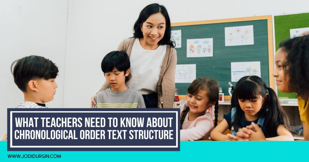 what's chronological text structure