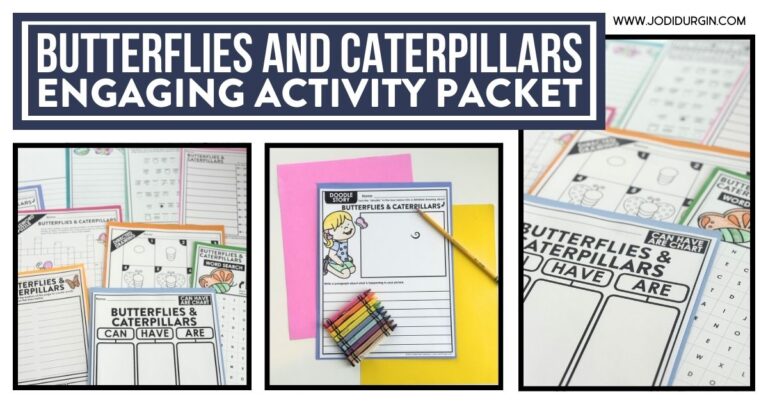 Butterfly Activity Pages for Elementary Students in 2026 - Teaching ...