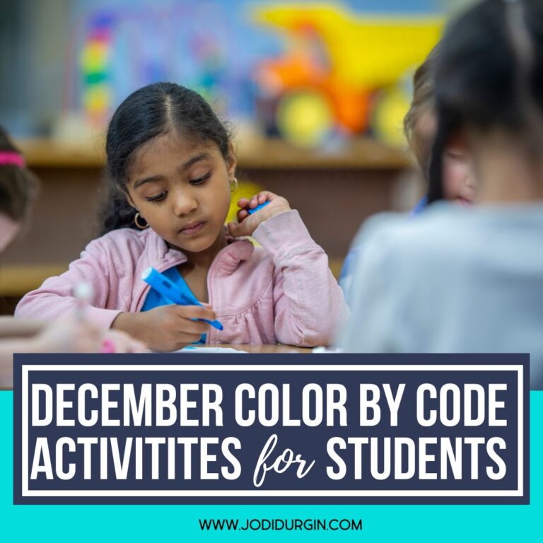 December color by code activities