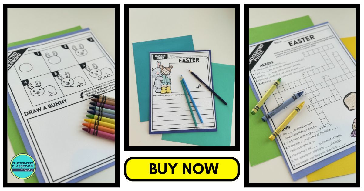 Easter-themed worksheets