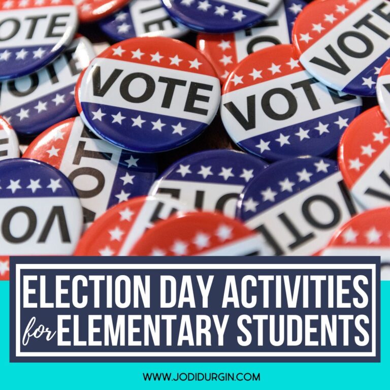 Election Day activities for elementary students