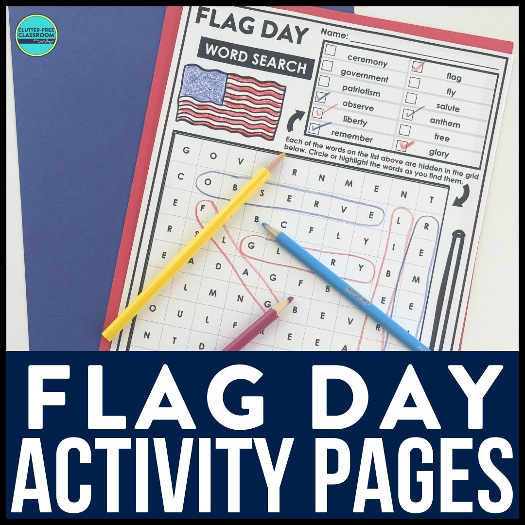 Flag day worksheets for elementary students in 2025 teaching with