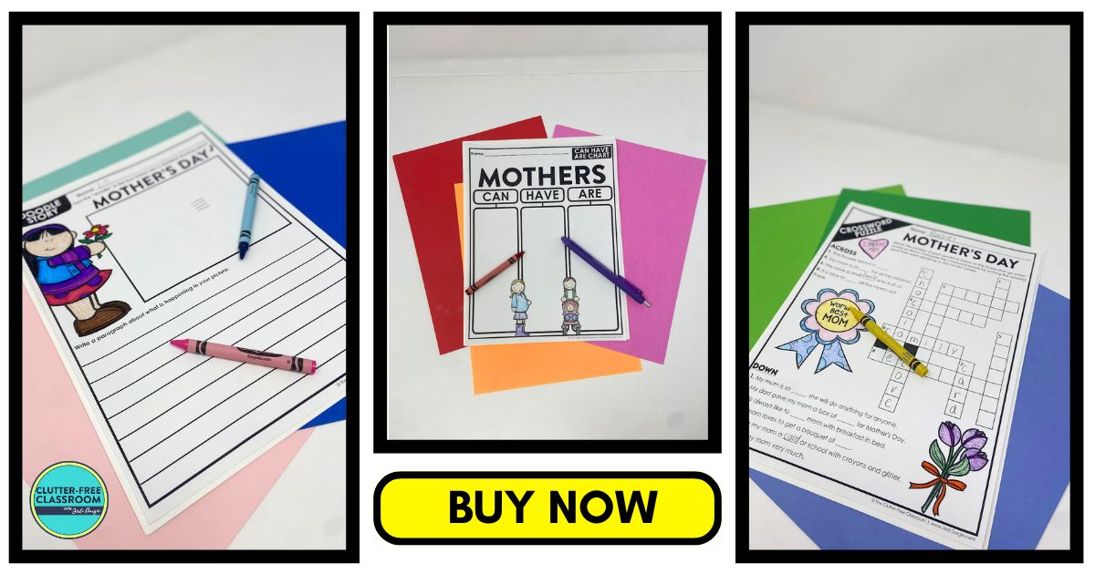Mother's Day-themed worksheets