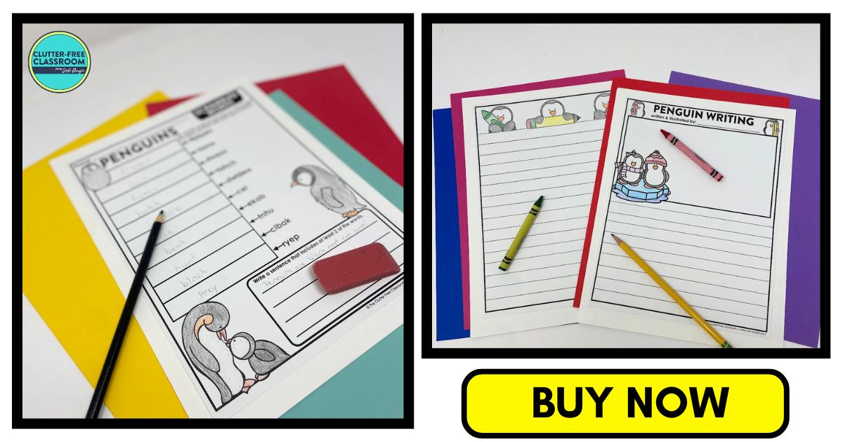 penguin-themed worksheets