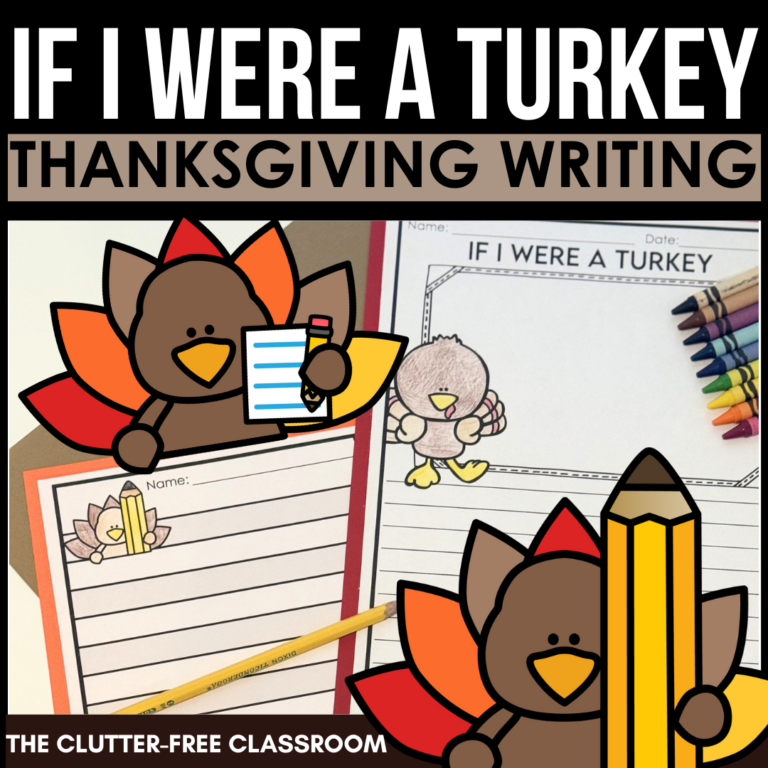 If I Were a Turkey writing activity