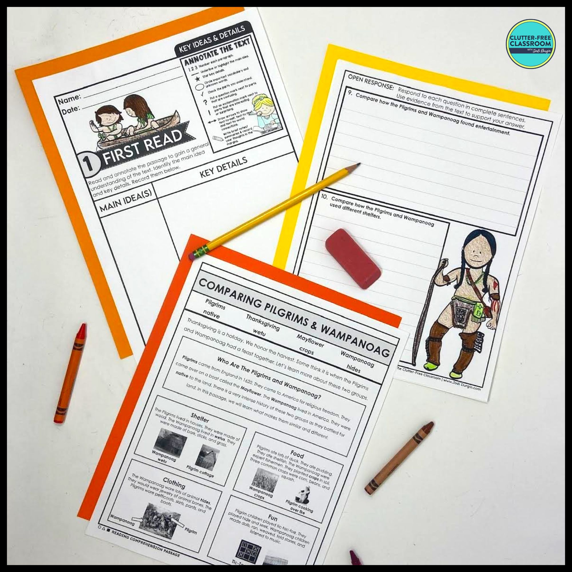Thanksgiving non-fiction unit