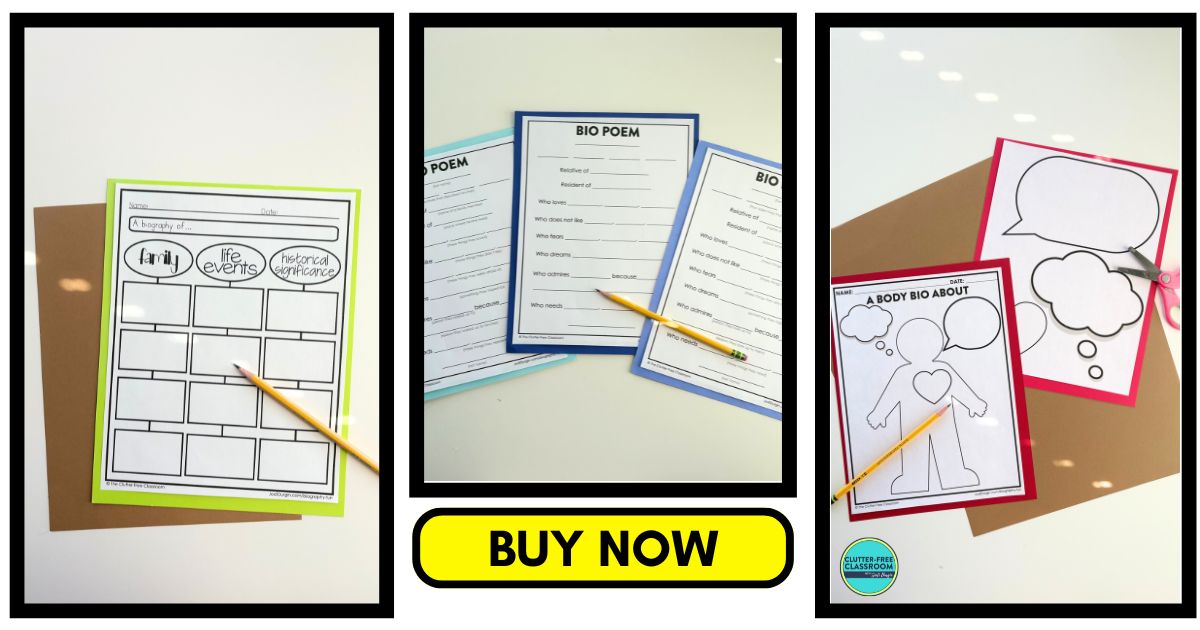 biography activities