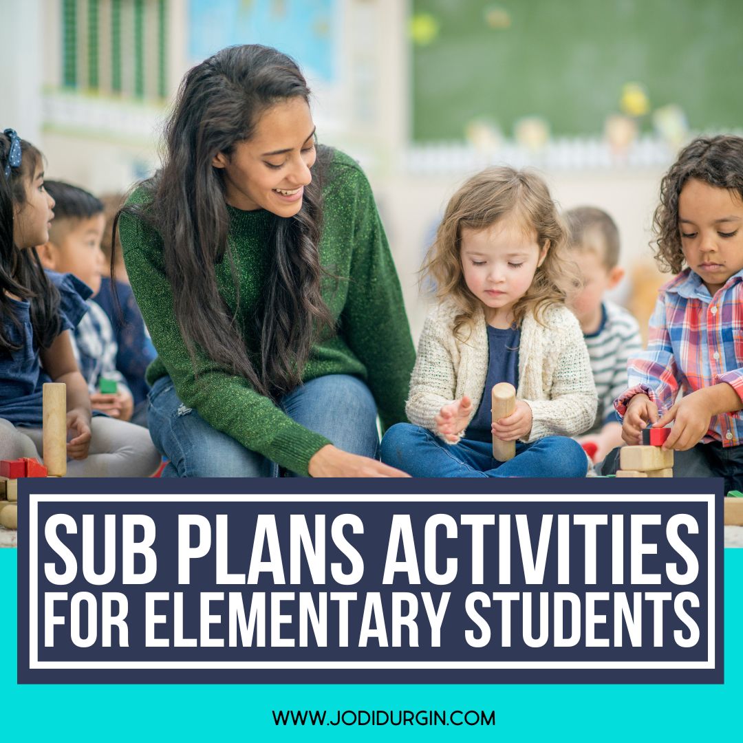 Substitute Teacher Activities Substitute Teacher Activities