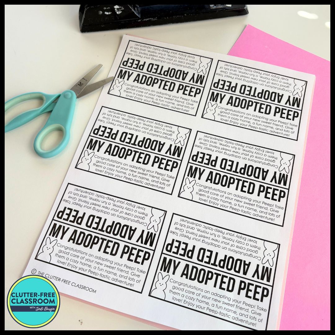 adopt a peep printable