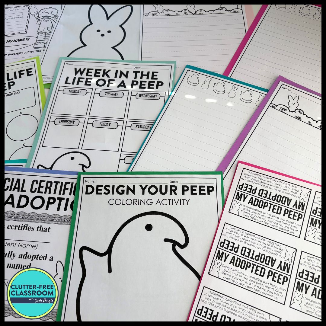 adopt a peep activities
