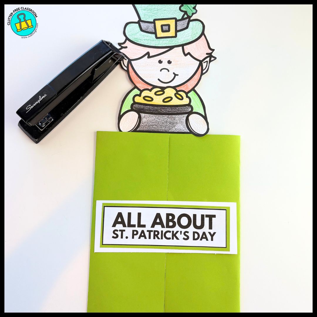 St. Patrick's Day lap book activities