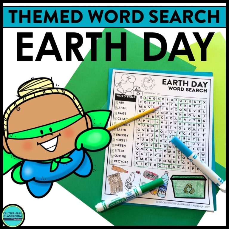Earth Day word search