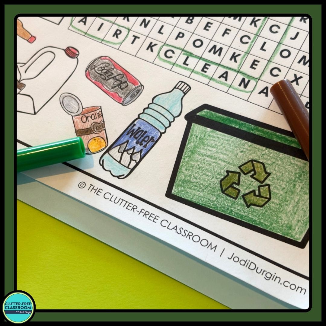 Earth Day word search