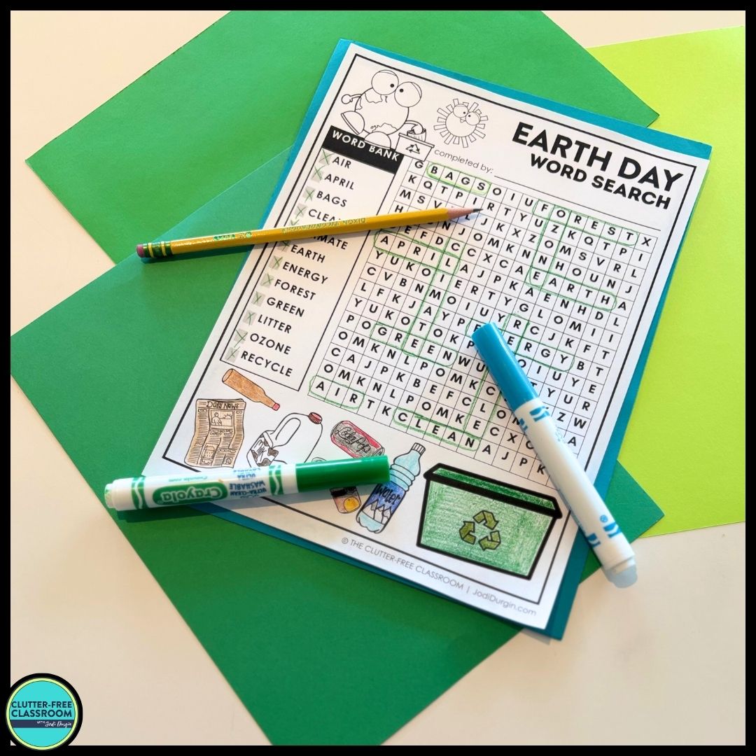 Earth Day word search