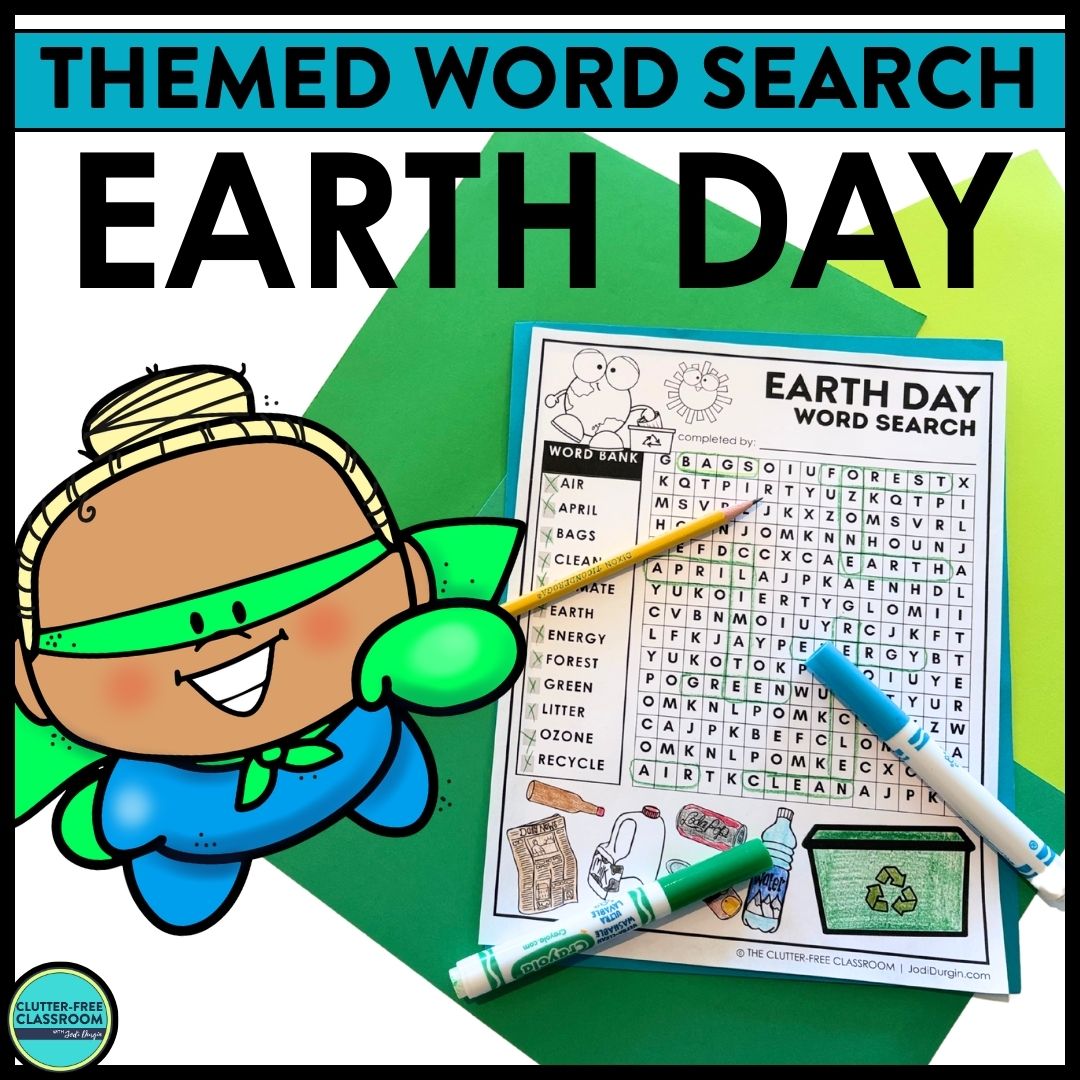 Earth Day word search