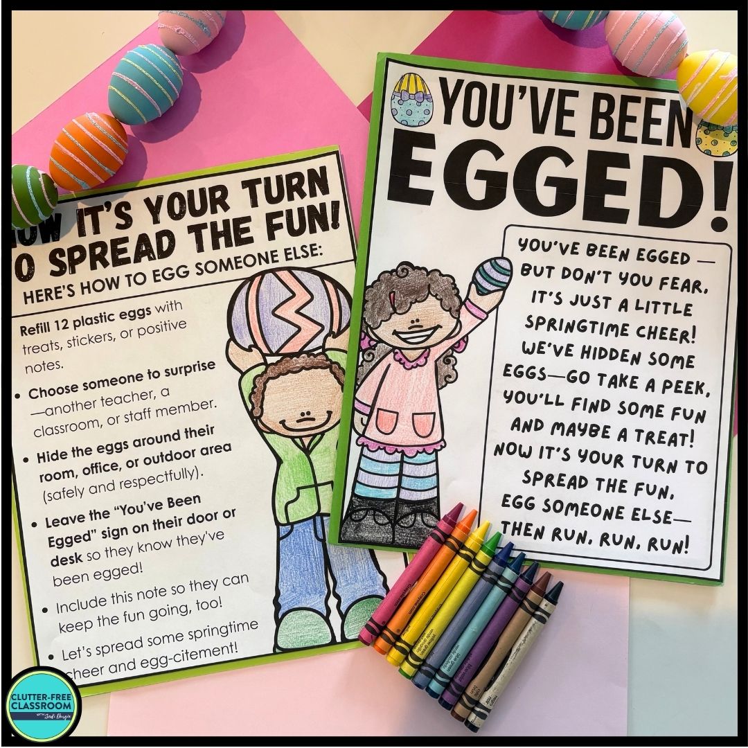 You've Been Egged printables
