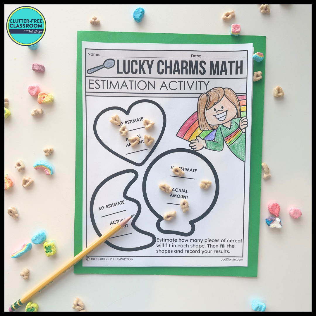 St. Patrick's Day math activity