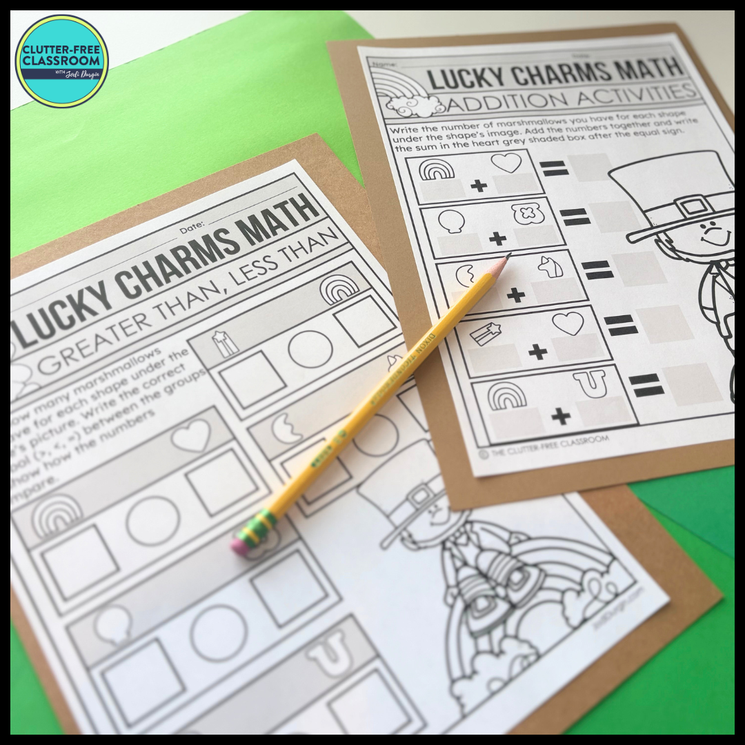 St. Patrick's Day math activities