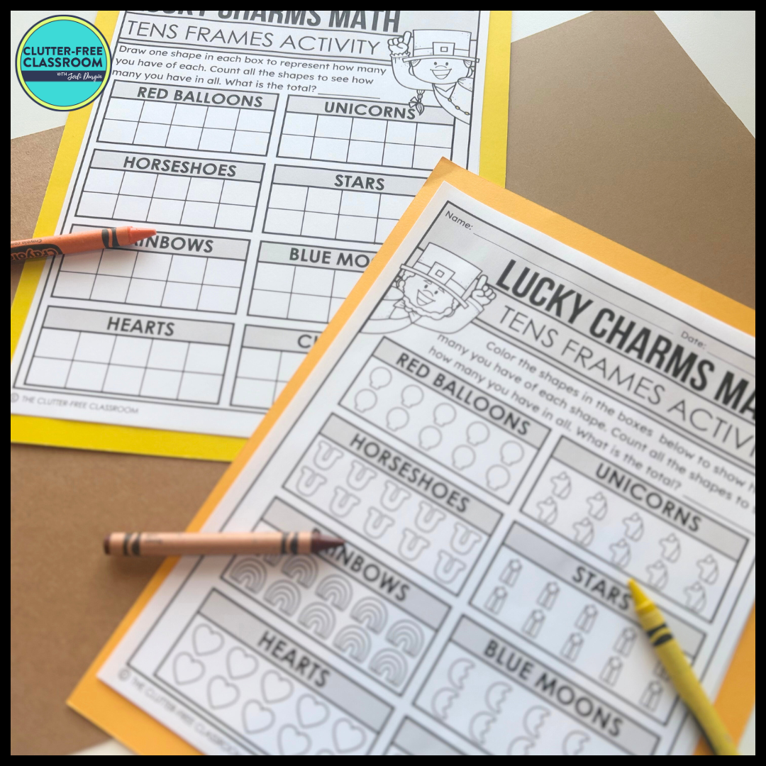 St. Patrick's Day math activities