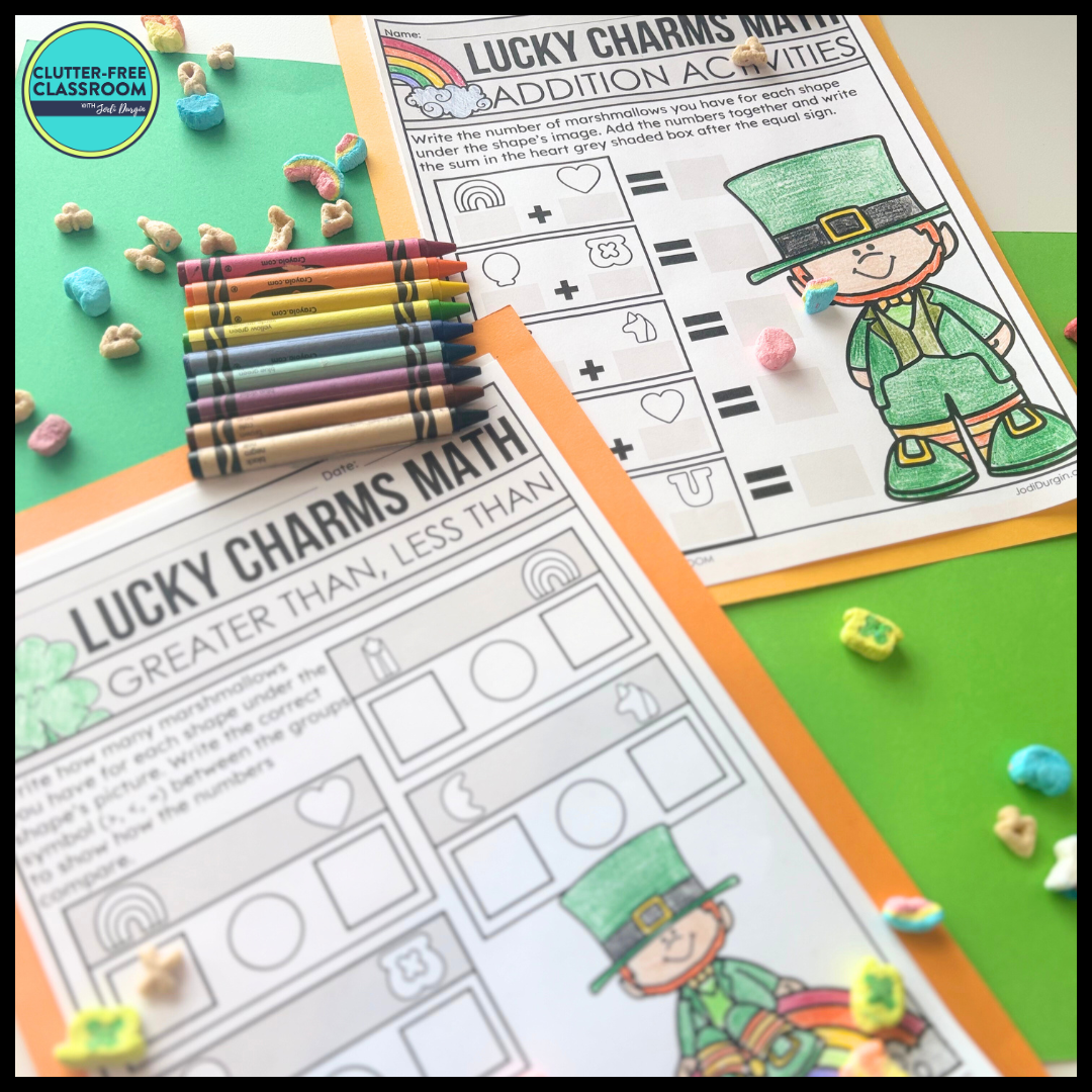 St. Patrick's Day math activities