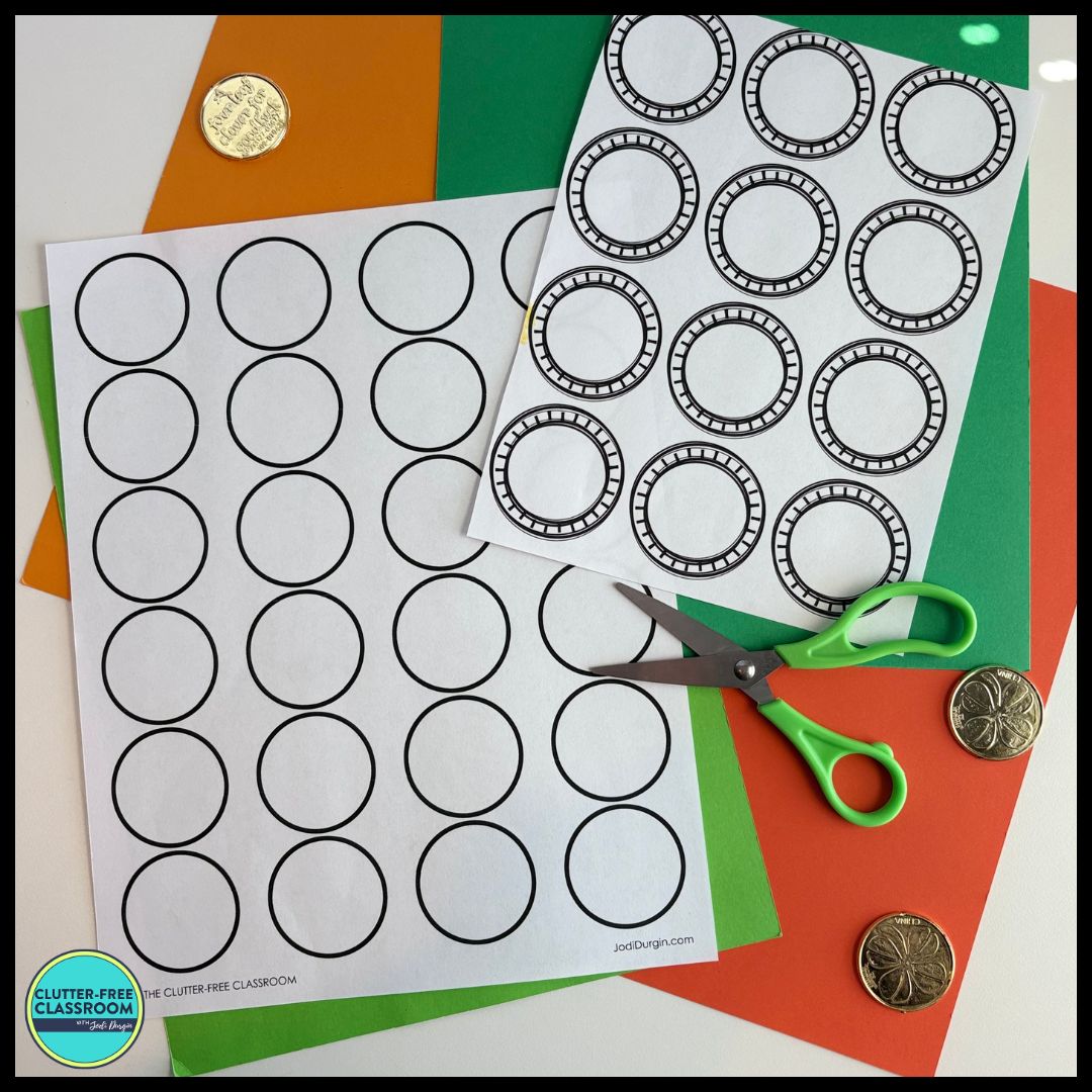 St. Patrick's Day craft template