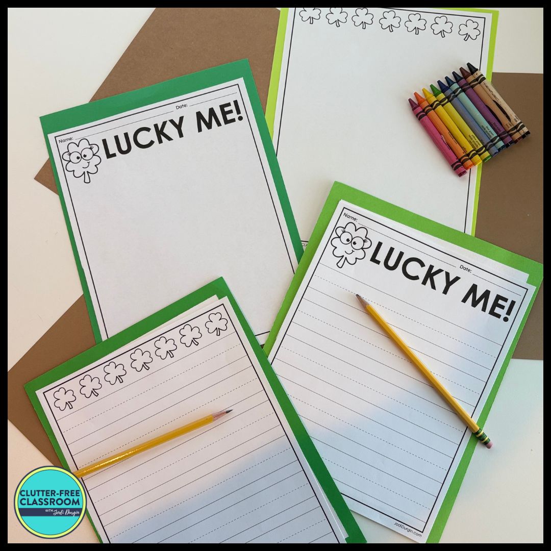 St. Patrick's Day writing printables