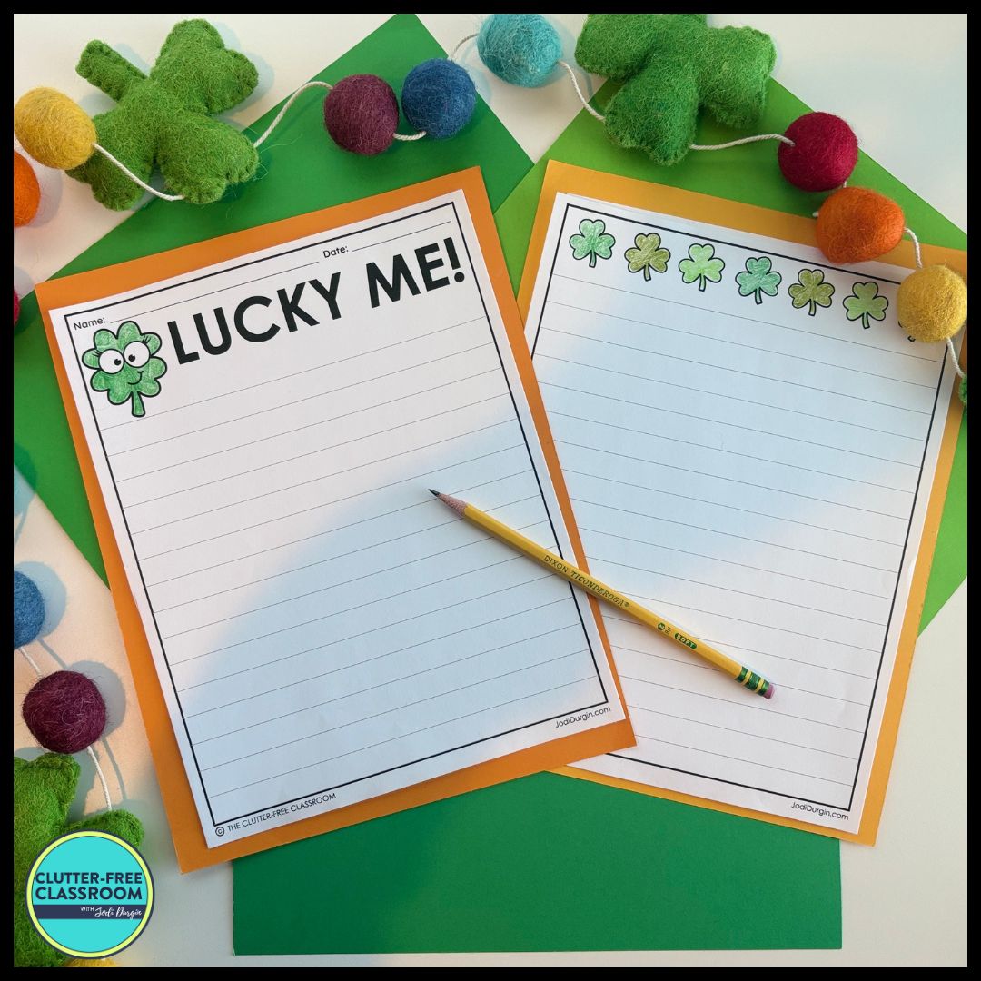 St. Patrick's Day writing printables