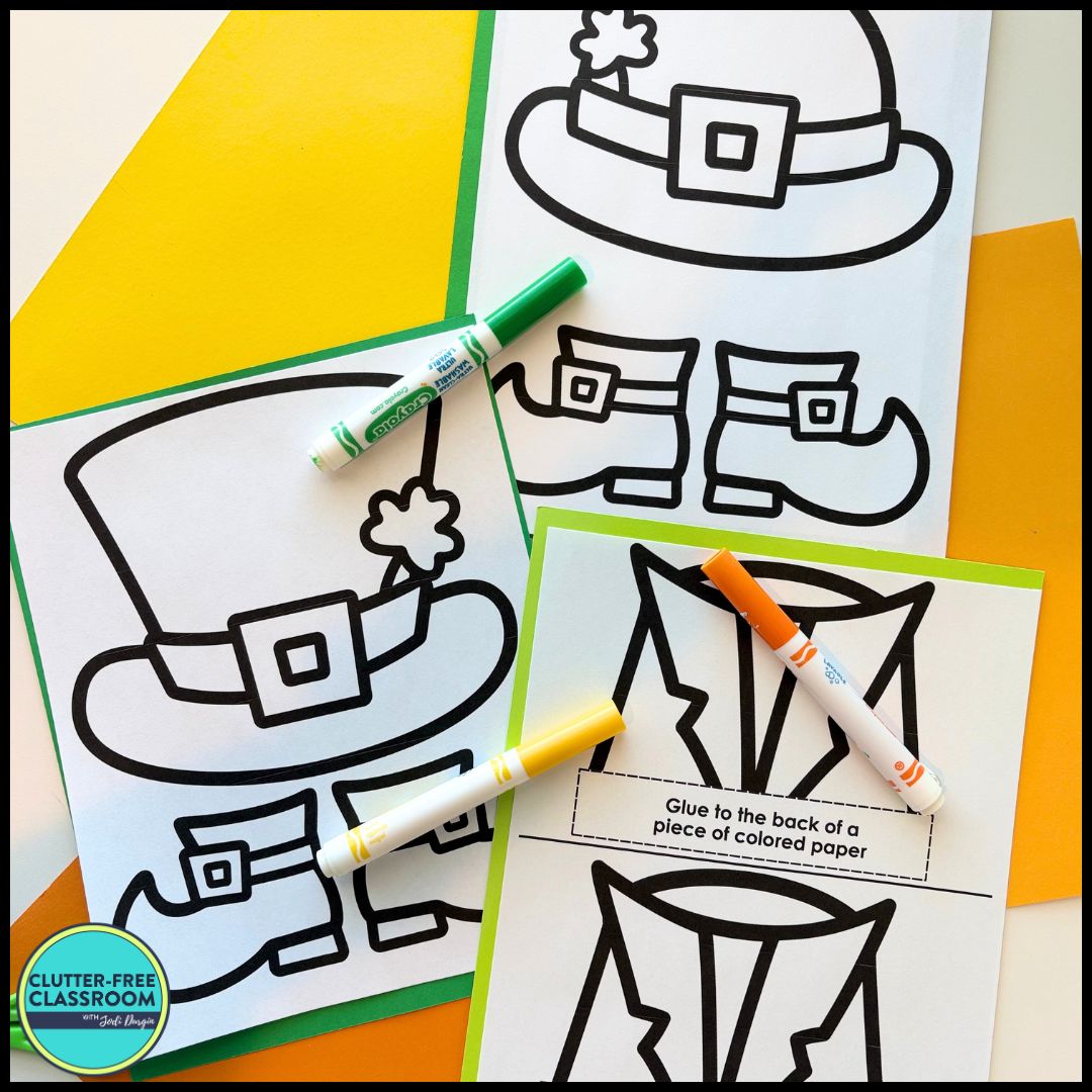 leprechaun craft templates