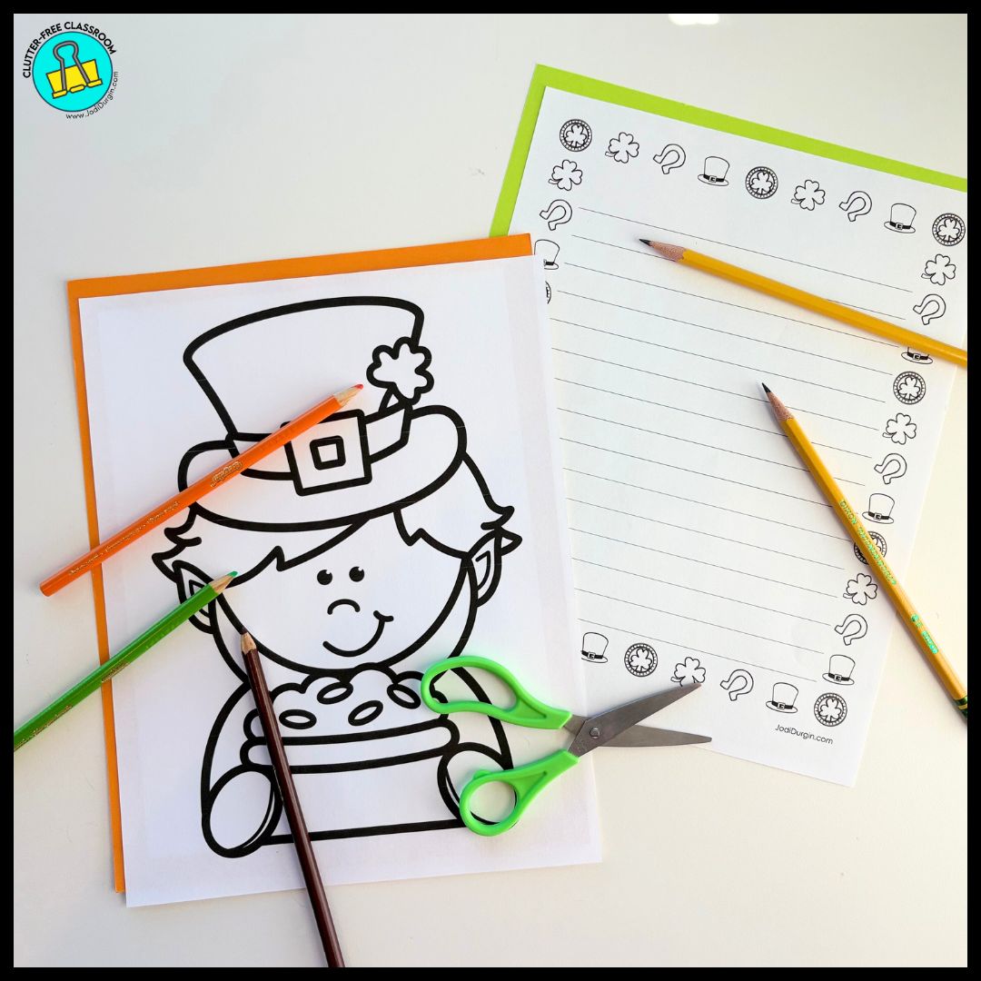 St. Patrick's Day lap book activities