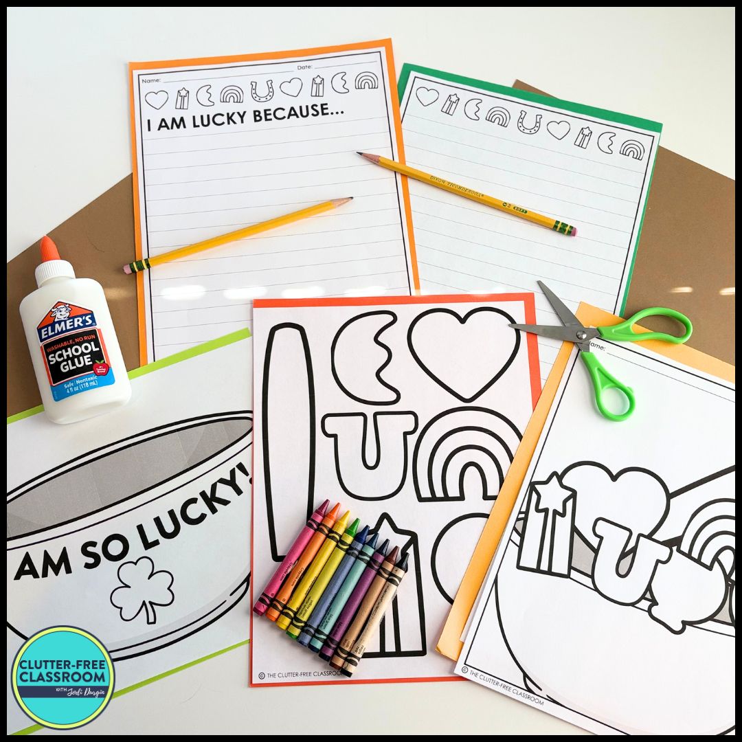 St. Patrick's Day craftivity printables