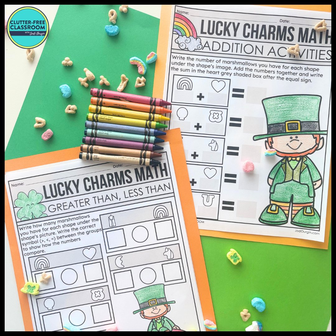 St. Patrick's Day math activities